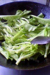 迷人的清炒生菜做法图解5)