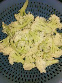 家常菜肉片炒菜花做法图解3)