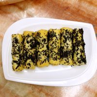 美味乳酪肉松卷做法图解11)