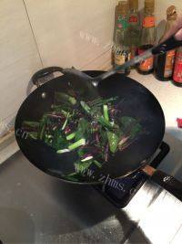 家常菜清炒菜苔做法图解2)