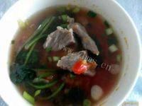 美味的番茄牛肉汤