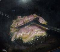 味道不错的蒜苔炒肉做法图解4)