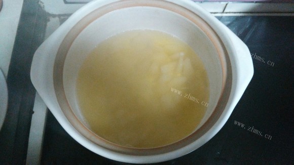 垂涎欲滴的冰糖雪梨水