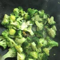 色香味俱全的素炒西兰花做法图解4)