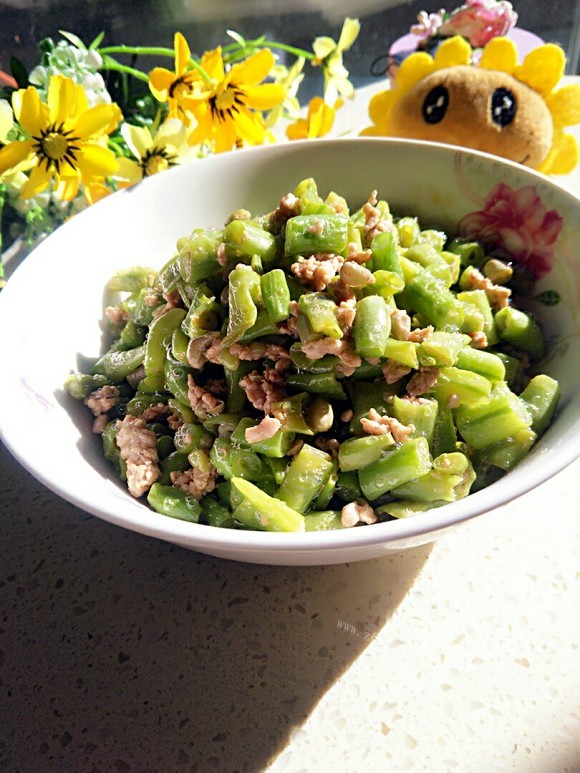 美味营养的肉末豆角