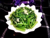家常菜蒜蓉茼蒿