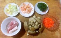 好吃的 时蔬虾仁疙瘩汤的做法图解一