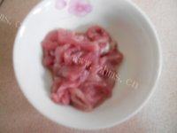 易做的荷兰豆炒肉做法图解1)