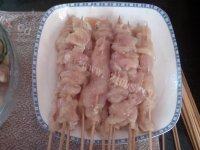 记忆中的烤鸡肉串做法图解8)