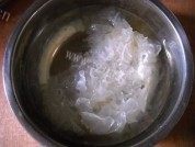 南瓜银耳羹做法图解2)