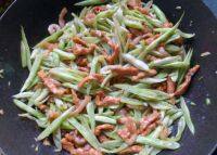 家常菜四季豆炒肉丝