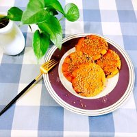 自制南瓜糯米饼