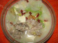 鸭架豆腐汤做法图解10)