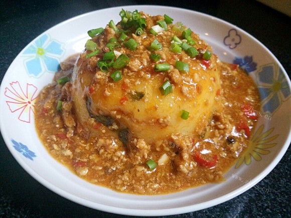 独特的肉末土豆泥