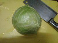 素炒包菜自制做法图解1)
