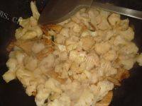 营养美食之菜花炒肉做法图解6)