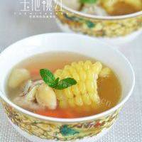 白果玉米排骨汤的做法图解八