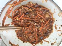 营养均衡鸡肉蔬菜饼做法图解4)