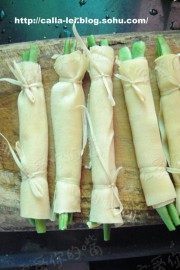 美味的茄酱烧黄袍扁豆做法图解3)