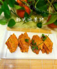 简易的韩式泡菜饼做法图解11)