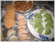 自己做的三色水饺做法图解5)