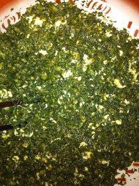 自己做的荠菜馅饼做法图解5)