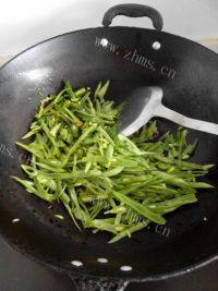家常菜清炒四季豆做法图解4)