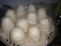 自己做的紫薯豆沙包