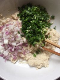 豆渣小煎饼快手版做法图解1)