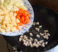 美味鸡肉微辣咖喱饭做法图解11)