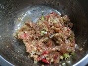 香菇酿肉丸做法图解3)