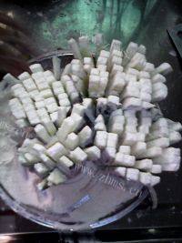家常菜菊花茄子做法图解4)