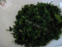 自己做的荠菜馅菜饽饽做法图解3)