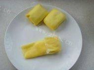 美味芒果班戟做法图解9)