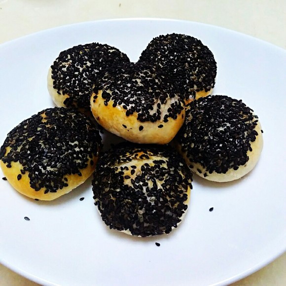 营养丰富的蟹壳黄烧饼