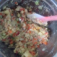 美味洋葱圈土豆饼做法图解7)