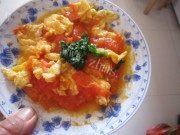 家常西红柿炒鸡蛋做法图解4)