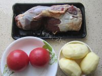 家常菜西红柿土豆炖牛肉做法图解1)