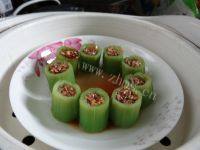 质嫩的蒜蓉蒸丝瓜做法图解7)