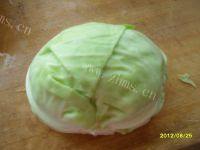 家常卷心菜炒豆腐做法图解1)