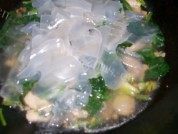 美味的菠菜炖粉皮做法图解9)