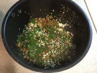 美味的茴香樱花虾炊饭做法图解9)