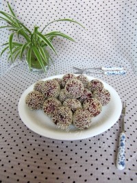 自制紫薯麻球