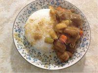 美味的咖喱排骨饭