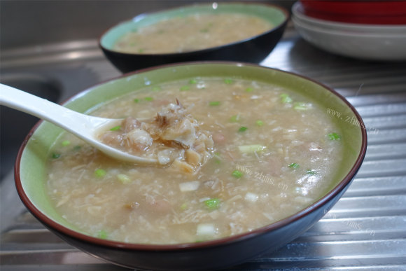 花生鱼蓉粥
