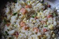 味道不错的虾仁蛋炒饭