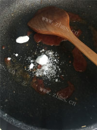 自制茄汁锅塌豆腐做法图解7)
