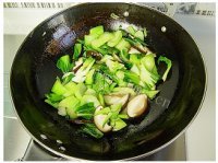 香菇油菜（家常菜）做法图解5)