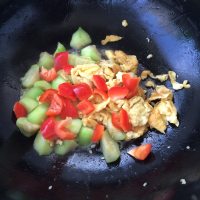 家常菜丝瓜炒鸡蛋