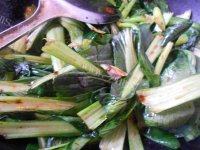 喷香的清炒油菜做法图解5)